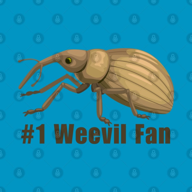 #1 Weevil Fan - Bug Lover by CursedContent