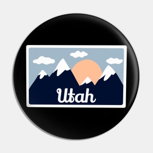 Utah Snowboarding - Utah Hiking Pin