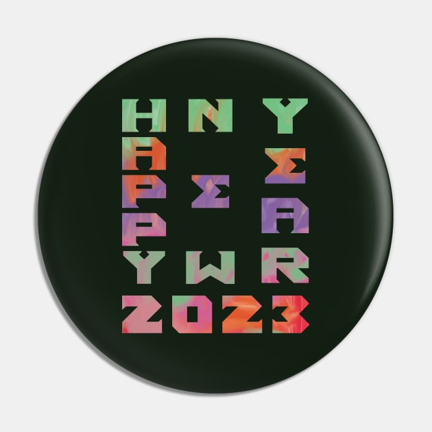 HELLO 2023 (HNY) Pin by Vauz-Shop