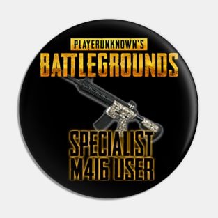 PUBG Player Unknown's Battleground m416 User Pin