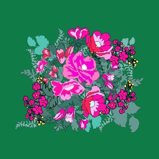 pink flower T-Shirt