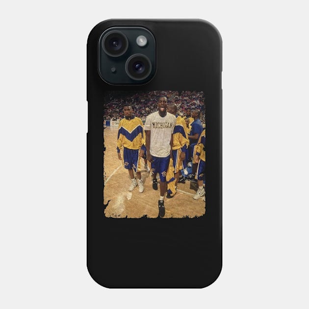 Kevin Garnett on Michigan Wolverines Phone Case by Wendyshopart