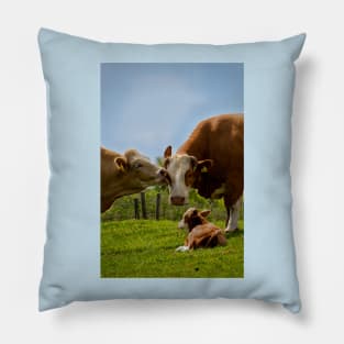 Kissin' cows Pillow