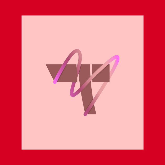 Abstract letter T styles with line gradient by arsyadee