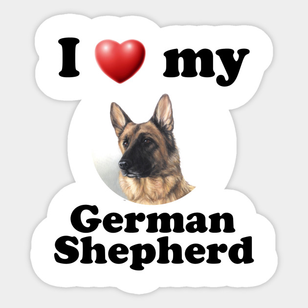 i love my german shepherd