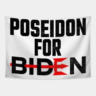 Poseidon For Biden Tapestry