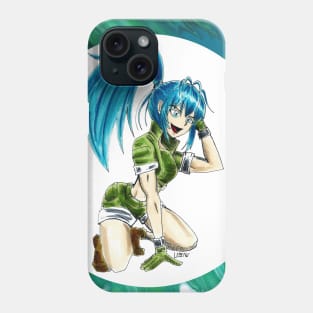 leona the riot of the blood in kof Phone Case