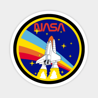 Retro USA Space Agency Magnet