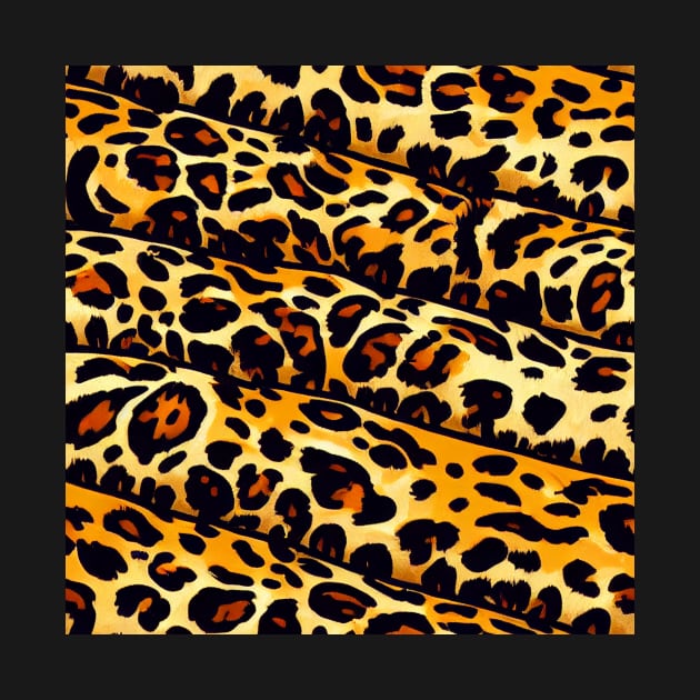 Stylized Leopard Fur - Printed Faux Hide #3 by Endless-Designs