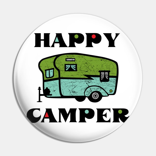 Happy Camper Pin by Andibird