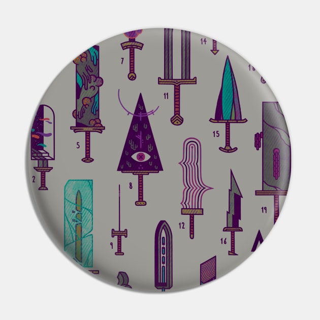 Swords Lost to History Pin by againstbound