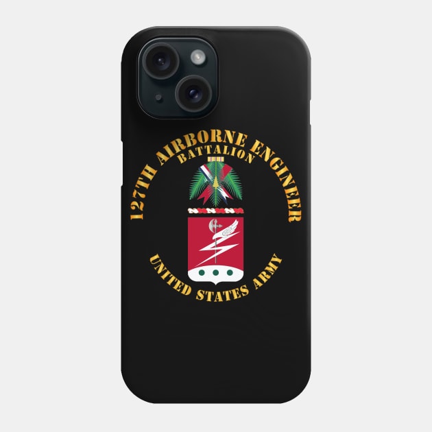 COA - 127th Airborne Engineer Bn Phone Case by twix123844