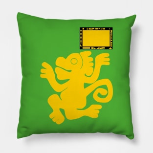 Green Monkeys Pillow