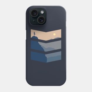 On Top of the Mountain Yoga Phone Case