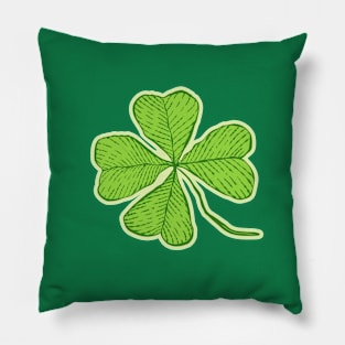 Lucky clover Pillow