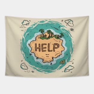 Nature's Call: Island SOS Comedy! Tapestry