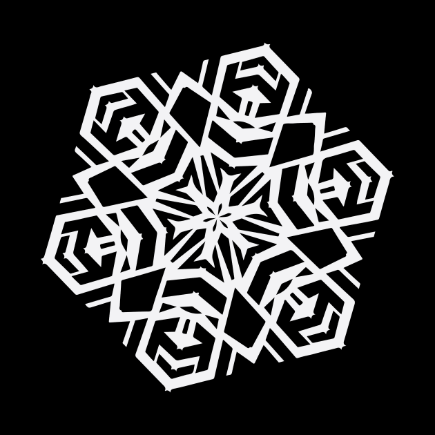 Paper Snowflake design no. 2 by Eugene and Jonnie Tee's