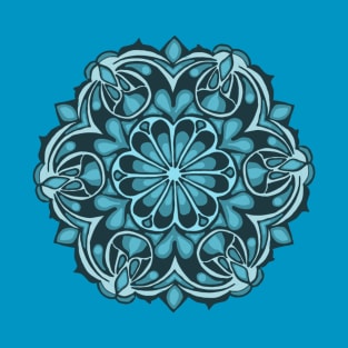 Blue mandala T-Shirt