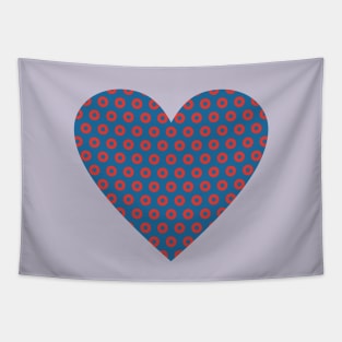 Phish Donut Valentine Heart Tapestry