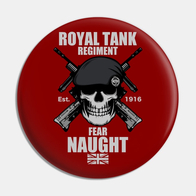 Royal Tank Regiment Pin by TCP