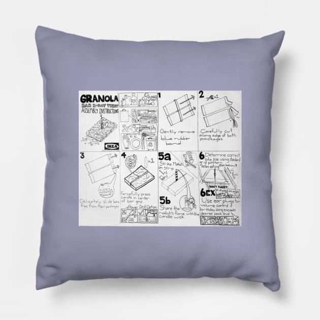 IKEA ASSEMBLY INSTRUCTIONS: Granola Bar B-day Cake Pillow by Noah Monroe