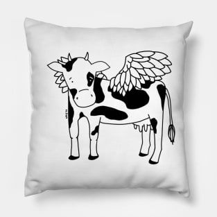 Flying Cow Pillow