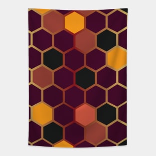 Honeycomb Seamless Pattern 001#002 Tapestry