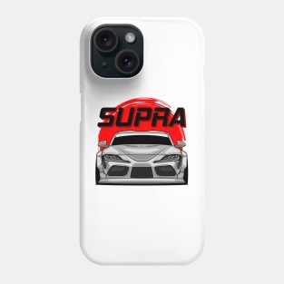 Silver Supra MK V Phone Case