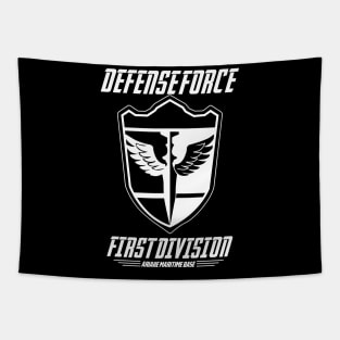 KAIJU No 8: DEFENSE FORCE FIRST DIVISION (WHITE) Tapestry