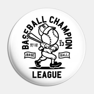 Baseball Champion Pin