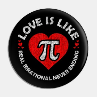 Love Pi Day 314 Symbol Math Teacher Student Geek Nerd Gifts Pin