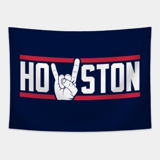 Houston Horns - Navy Tapestry