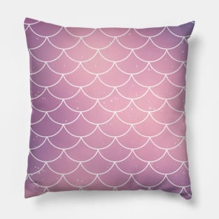 Fish scale drawing Pattern Pillow