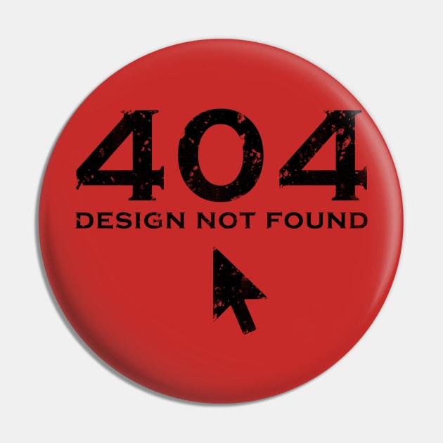 404 Error Design not  Found Pin by Meca-artwork