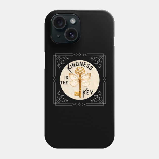 Kindness is the Key Phone Case by DadOfMo Designs