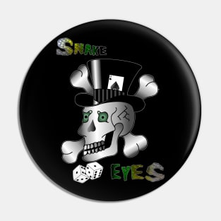 Snake Eyes - Old School Tattoo Inspired Design. Pin