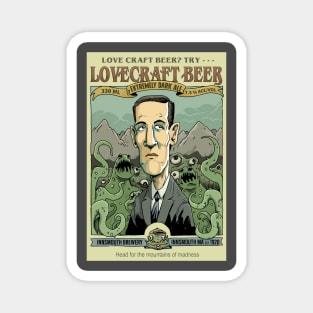 Lovecraft Beer Magnet