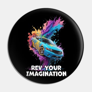 Chromatic Velocity: Ignite Your Imagination Pin