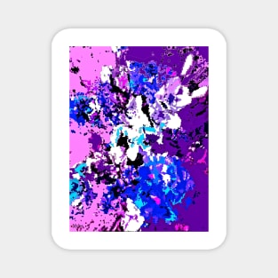 Deep Purple Abstract Magnet