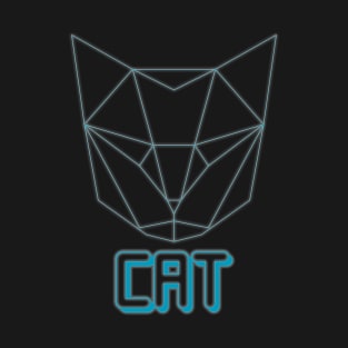 Geometric Cat T-Shirt