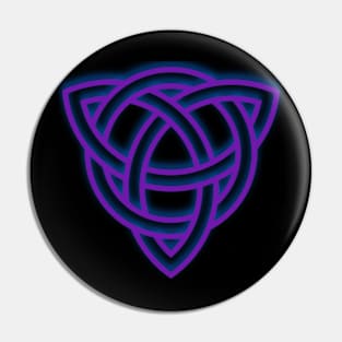 Purple Celtic Knot Pin