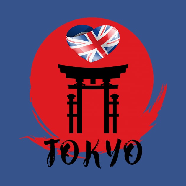 Games in Tokyo: team of United Kingdom by ArtDesignDE