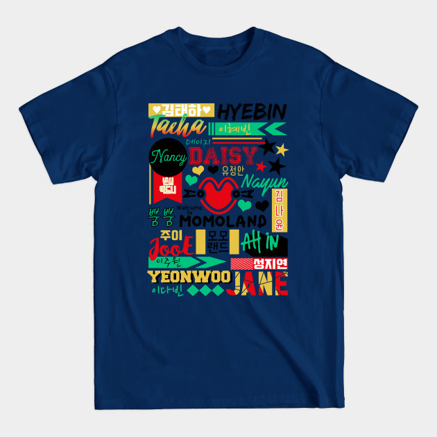 Discover Momoland Collage - Kpop - T-Shirt