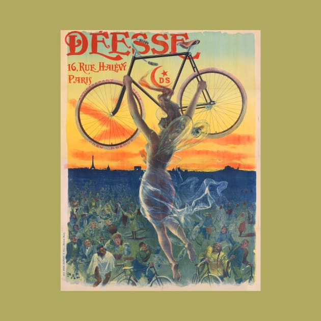 Poster advertisement for the Deesse bicycle by mike11209