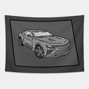 modern muscle car Tapestry