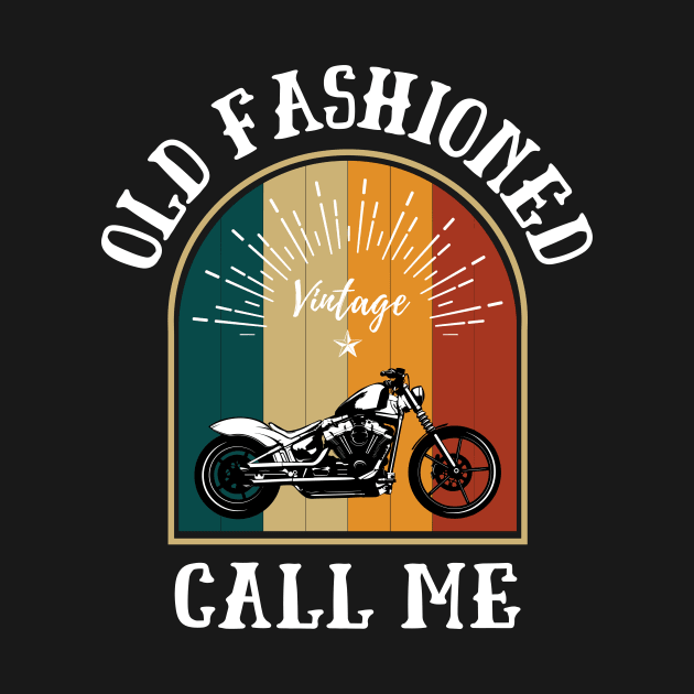 Call Me Old Fashioned, Vintage Motorcycle. by Chrislkf