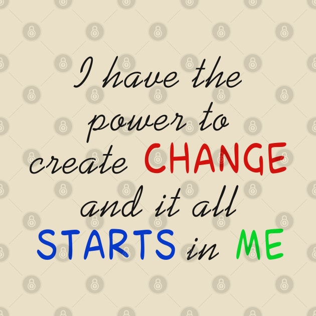 I have the power to create by Markyartshop