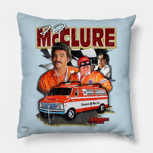 J.J. McClure Pillow by BigOrangeShirtShop