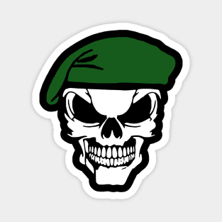 Military skull Magnet