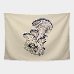 Blue-topped mushrooms Tapestry